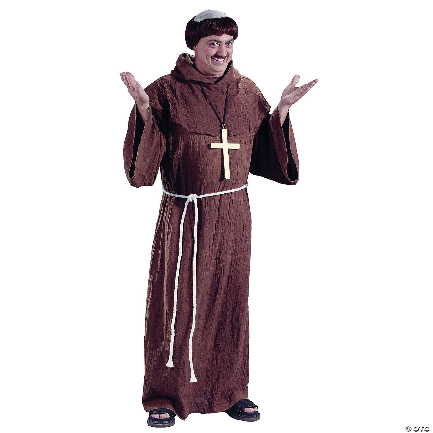Fun World/Holiday Times Men's Medieval Monk Adult Costume - Standard