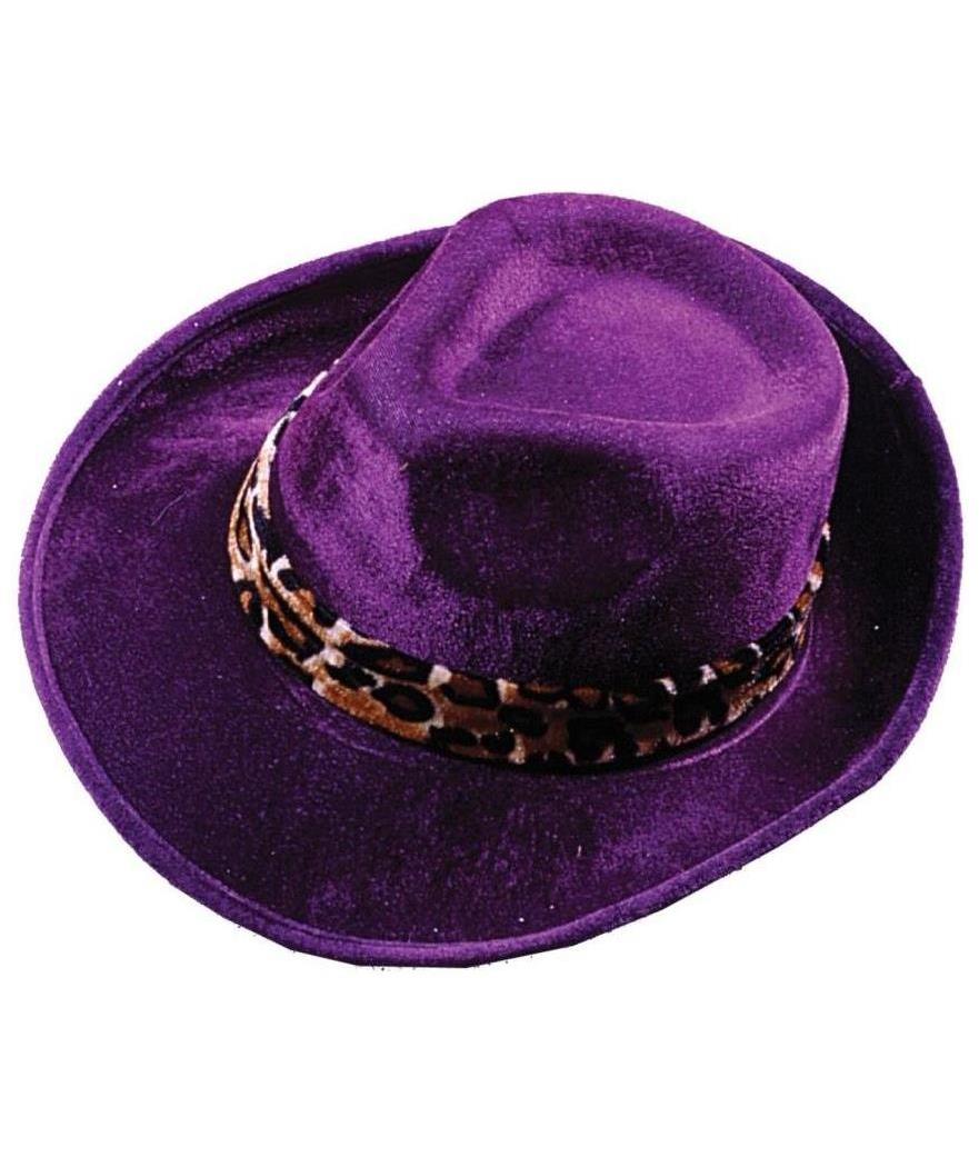 Fun World/Holiday Times Men's Hat Pimp Dark Purple - Standard