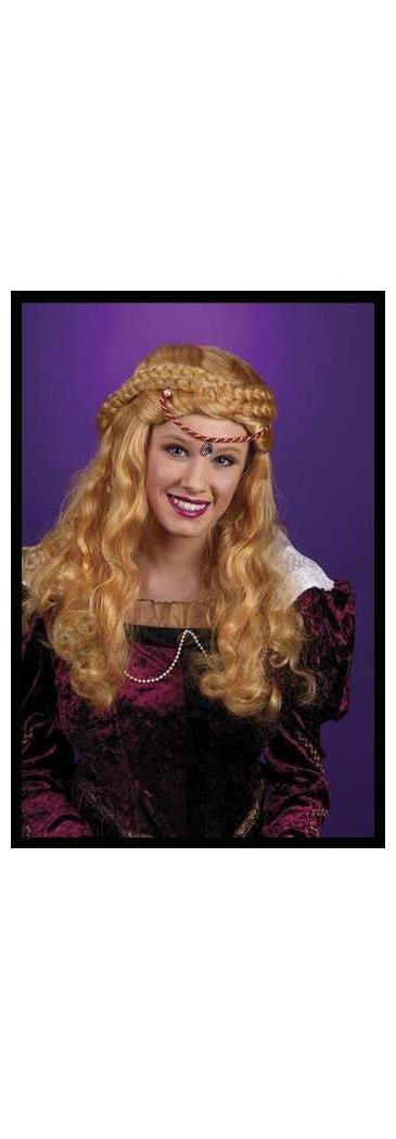 Fun World/Holiday Times Women's Wig Renaissance Brunette - Standard