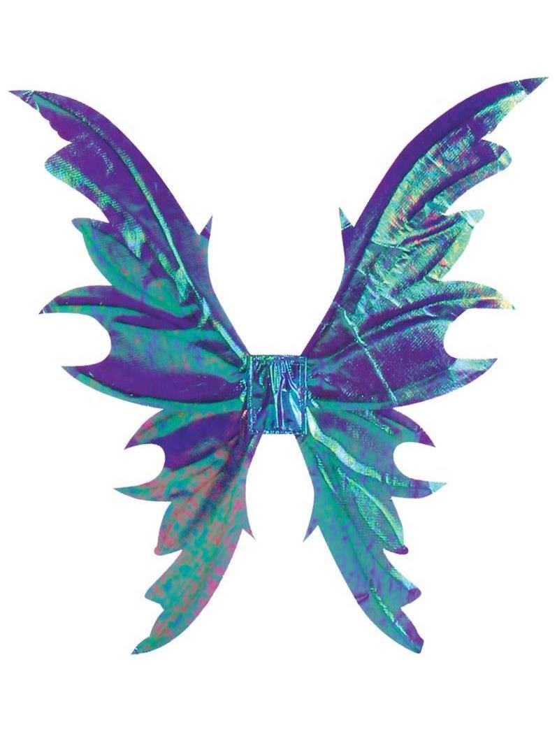 Fun World/Holiday Times Women's Wings Fairy Opal Deluxe Purple - Standard for Valentines Day