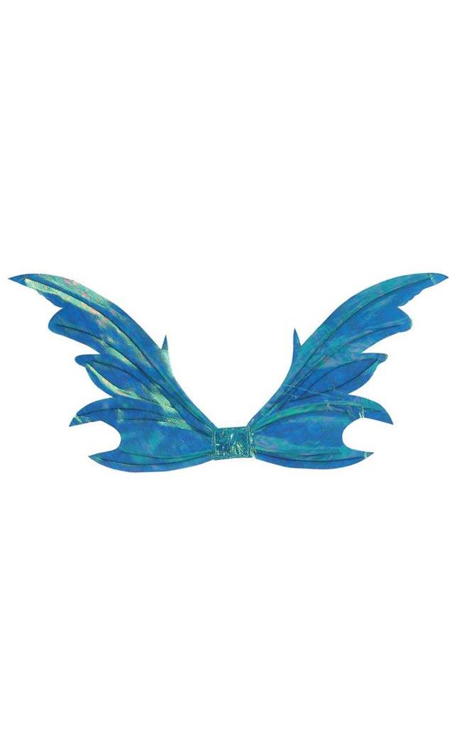 Fun World/Holiday Times Women's Wings Fairy Opal Blue - Standard for Valentines Day