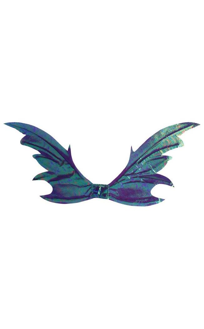 Fun World/Holiday Times Women's Wings Fairy Opal Purple - Standard for Valentines Day