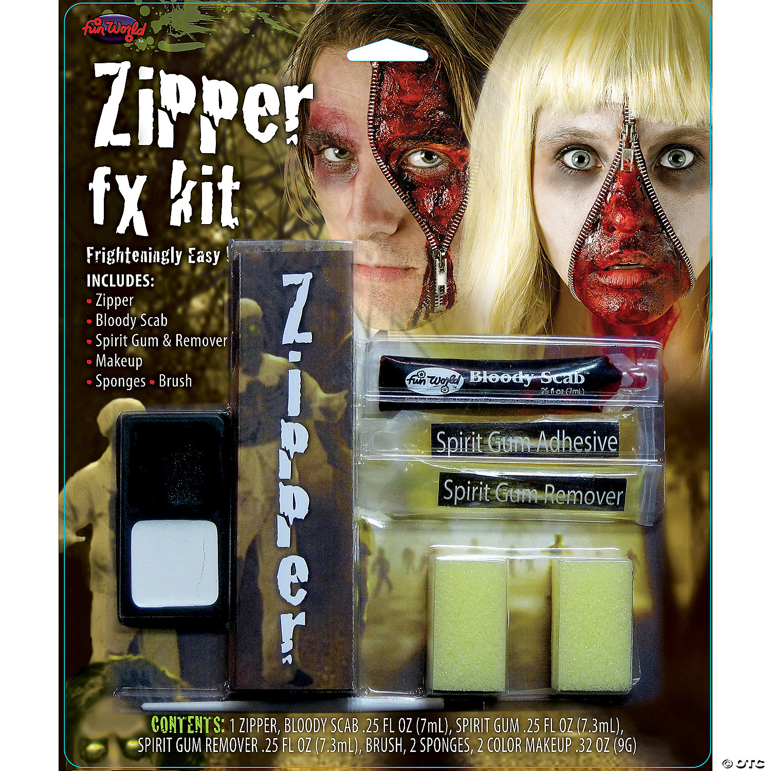 Fun World/Holiday Times Zipper Fx Makeup Kit - Standard