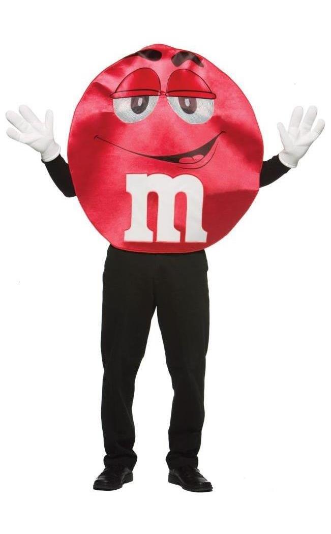 Rasta Imposta Men's M&M's Red Deluxe Costume - Standard