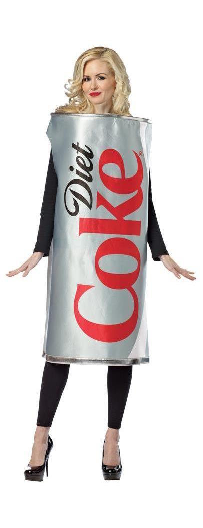 Rasta Imposta Women's Coca-Cola Can Diet Adult Costume - Standard