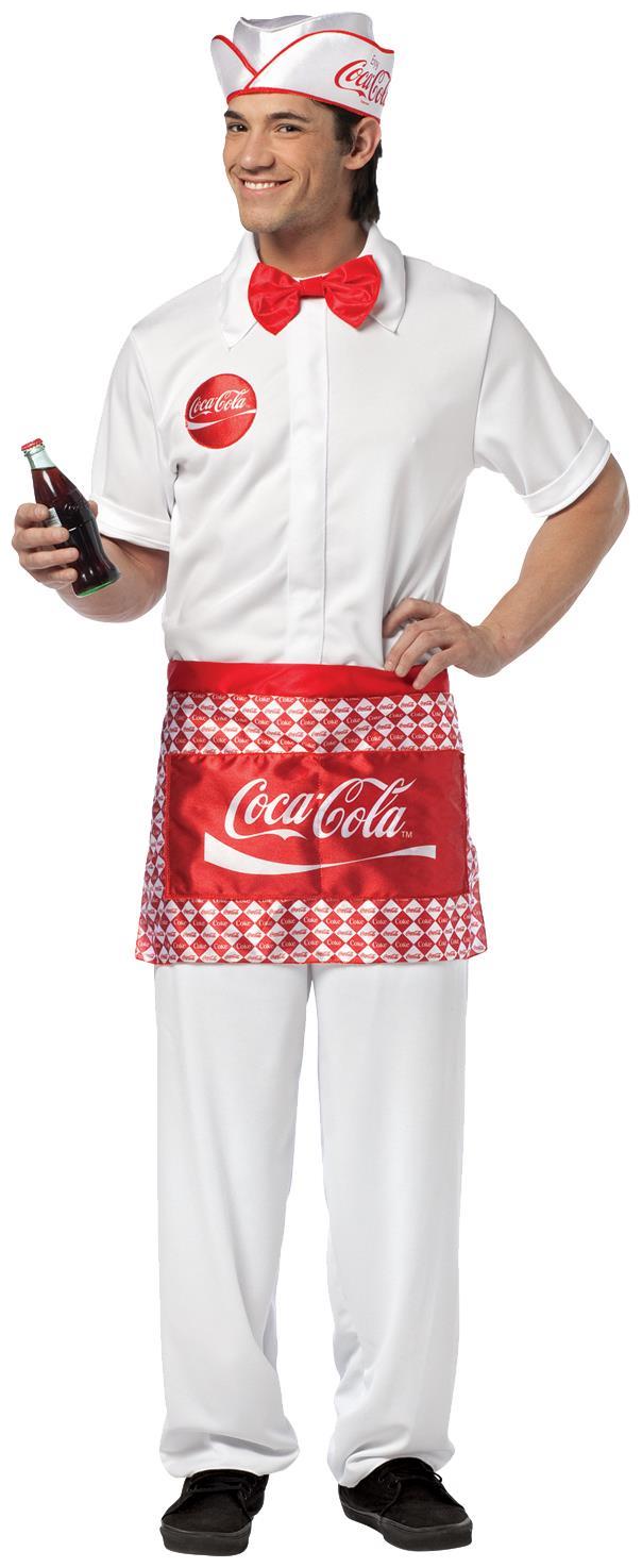 Rasta Imposta Men's Soda Jerk Adult Costume - Standard