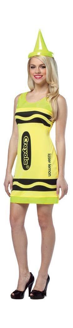 Rasta Imposta Women's Crayola Neon Yellow Tank Dress - Standard