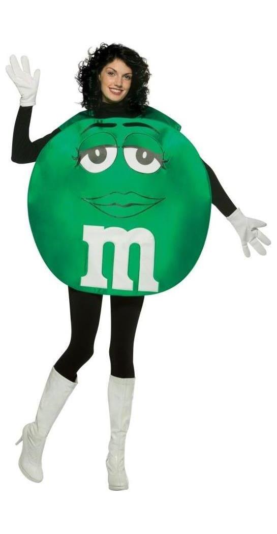 Rasta Imposta Women's M&M's Green Poncho Adult Costume - Standard