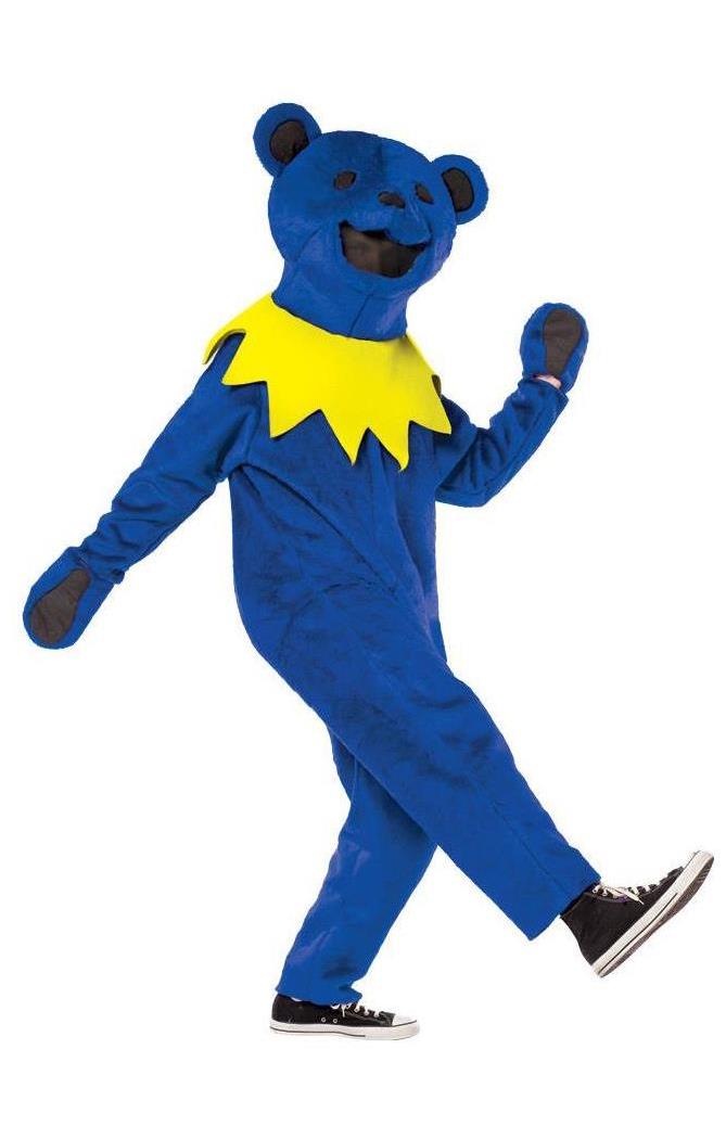 Rasta Imposta Men's Grateful Dead Blue Dancing Bear Costume - Standard