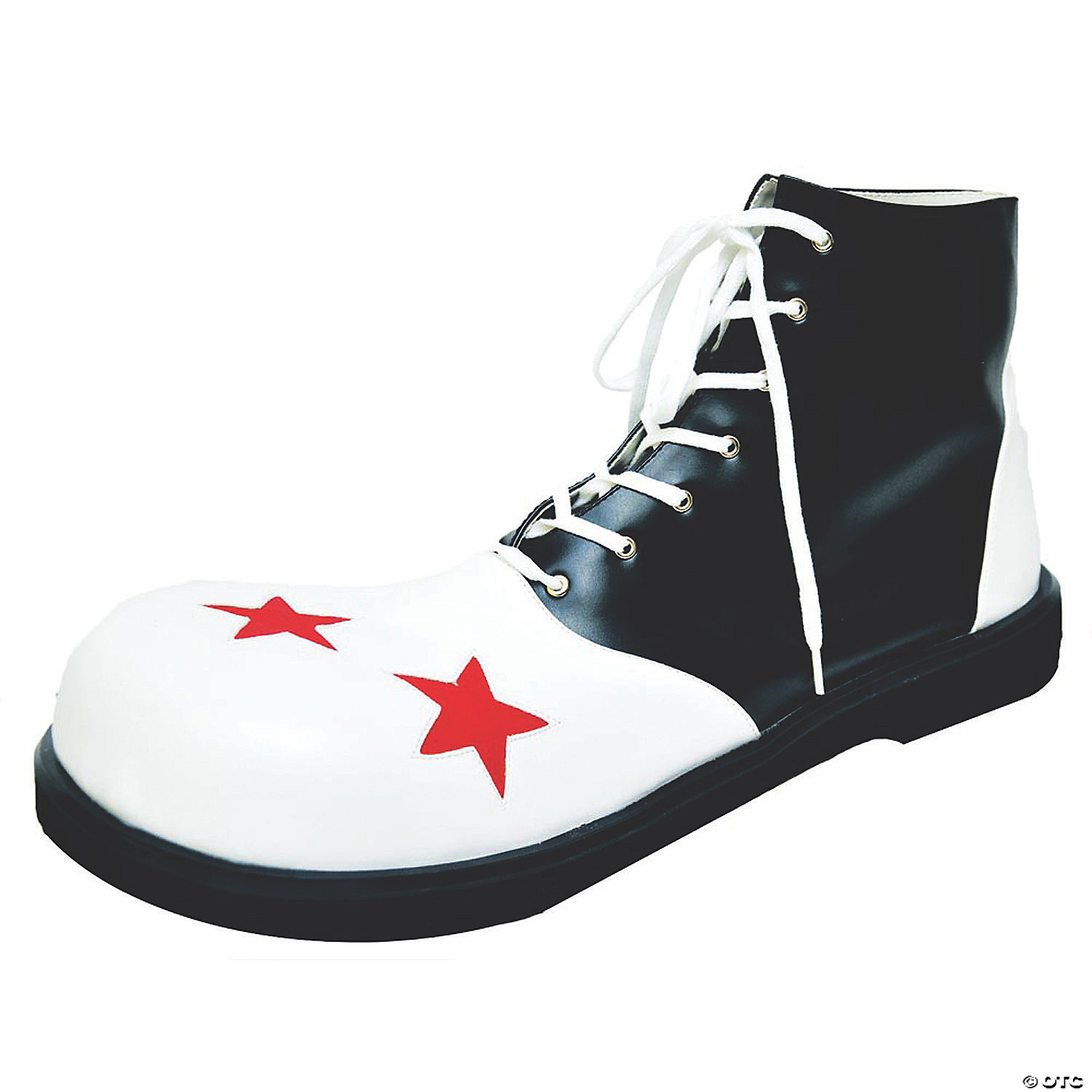 Pleaser Men's Men's Black And White Clown Shoes - Standard
