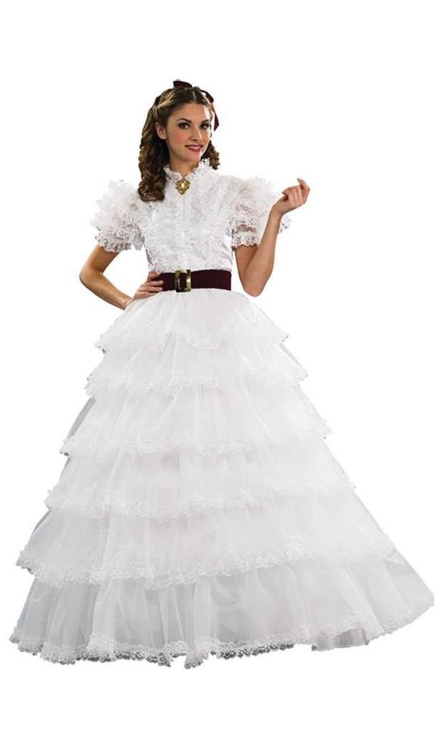 Rubie's Costume Co Women's Scarlett O'hara Southern Belle white Costume - Standard
