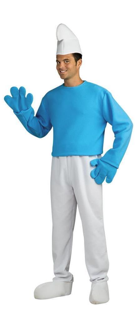 Rubie's Costume Co Men's Smurfs Deluxe X- Large Adult Costume - Standard