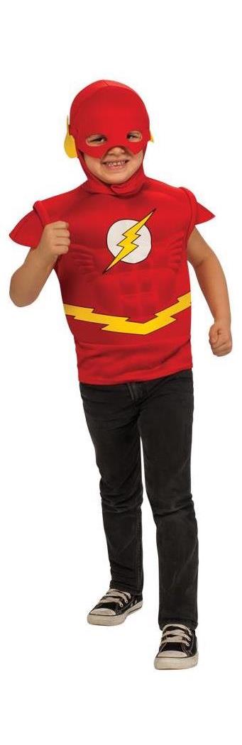 Rubie's Costume Co Kids Flash Muscle Shirt with Head Child Costume - Standard