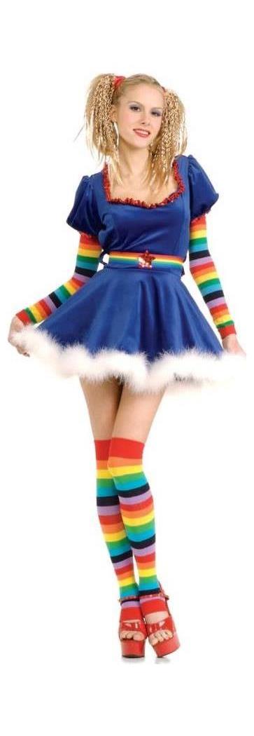 Rubie's Costume Co Women's Rainbow Girl Adult Costume - 8-10