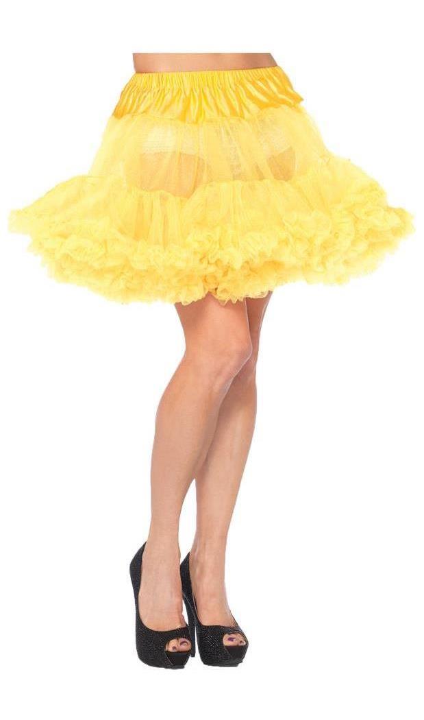 Leg Avenue Women's Petticoat Yellow - Standard