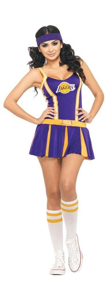 Leg Avenue Women's Lakers Cheerleader Costume - 10-14