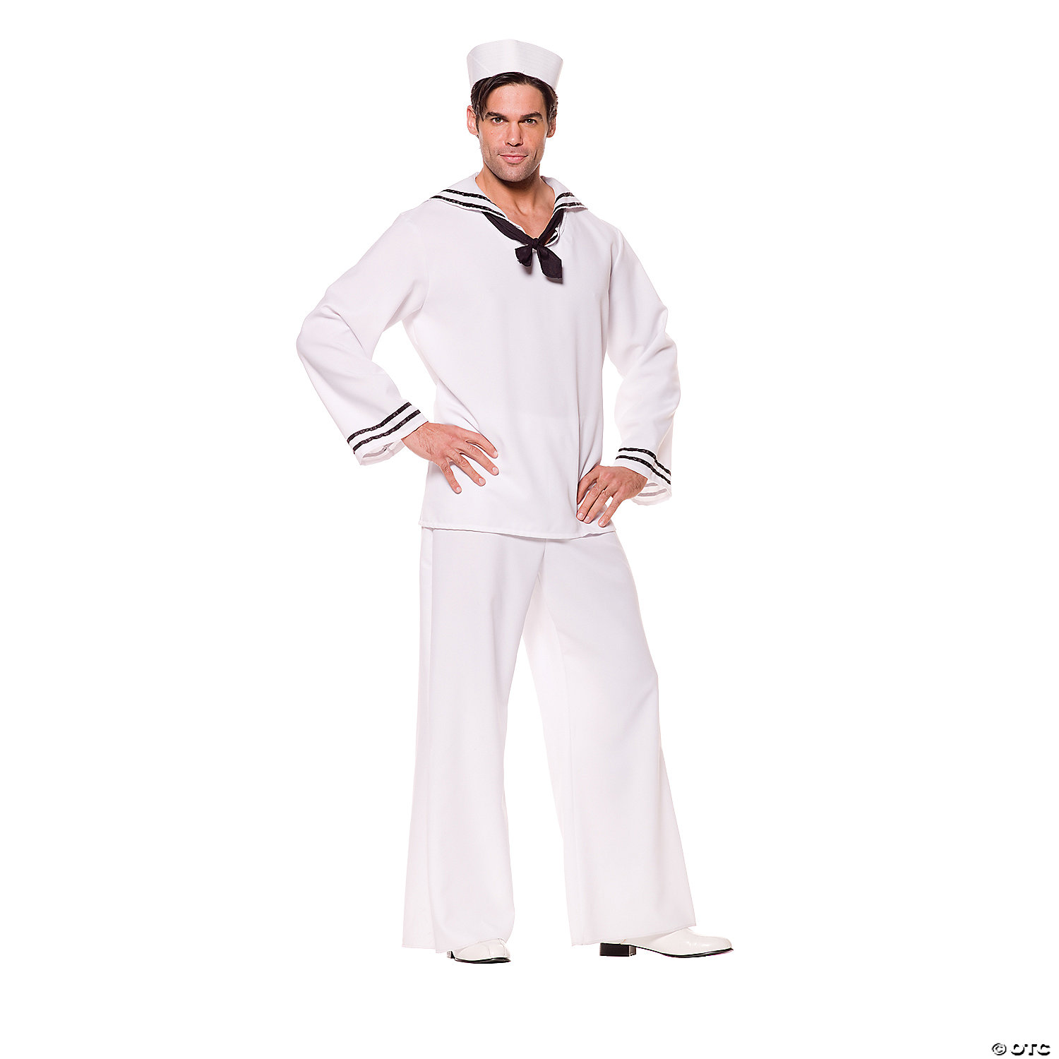 Underwraps Carnival Corp. Men's Sailor Shirt White Male Costume - 48