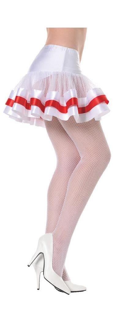 Underwraps Carnival Corp. Women's Petticoat Red White Ribbon - Standard