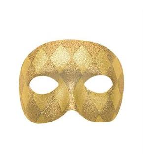 Mardi Gras Harlequin Domino Mask