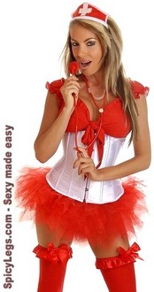 5 PC Sexy Nurse Costume