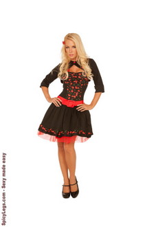 4 pc. Cherry Bomb costumes