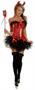 4 PC Pin-Up Devil Costume