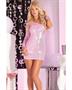 Pink lipstick glitterati sequin dress