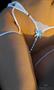 Faux Pearl G-String with Leg Wraps