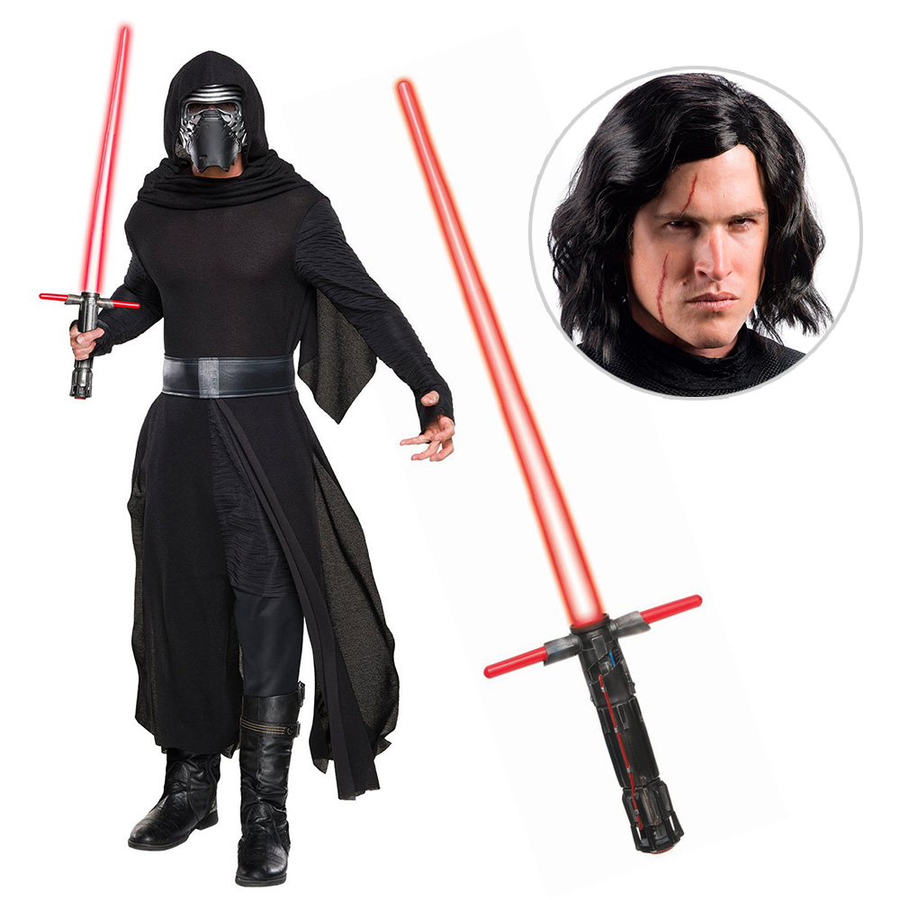 Star Wars Episode VIII: The Last Jedi - Kylo Ren Deluxe Adult Costume ...