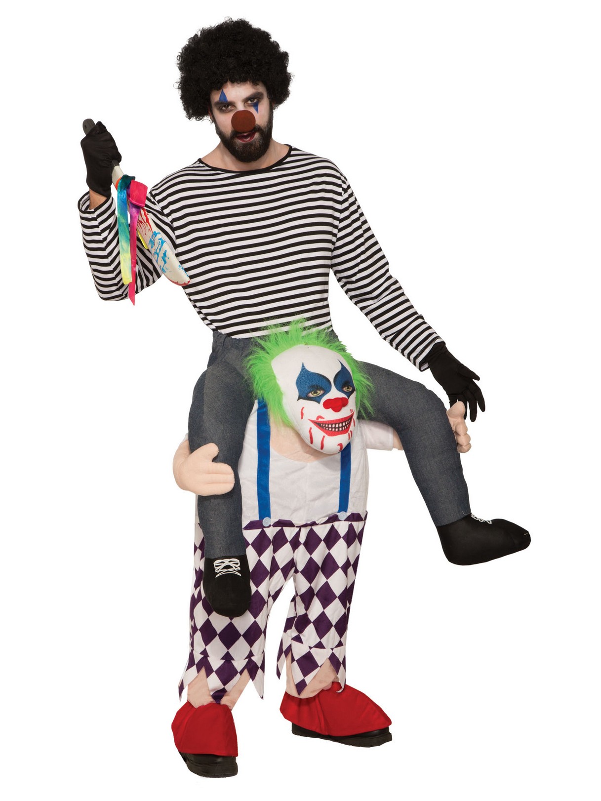 Adult Ride A Evil Clown Costume SpicyLegs