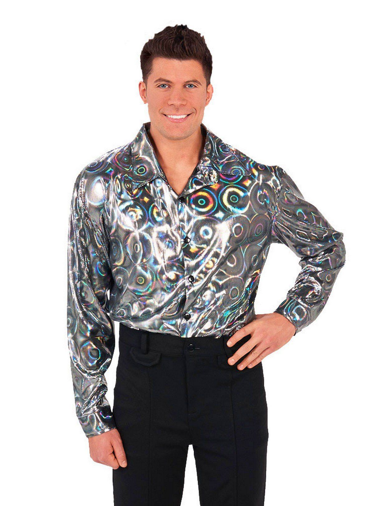 Men's Disco Shirt Classic Costume - SpicyLegs.com
