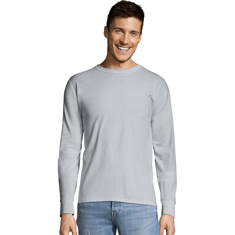 Hanes TAGLESS Long-Sleeve T-Shirt - SpicyLegs.com