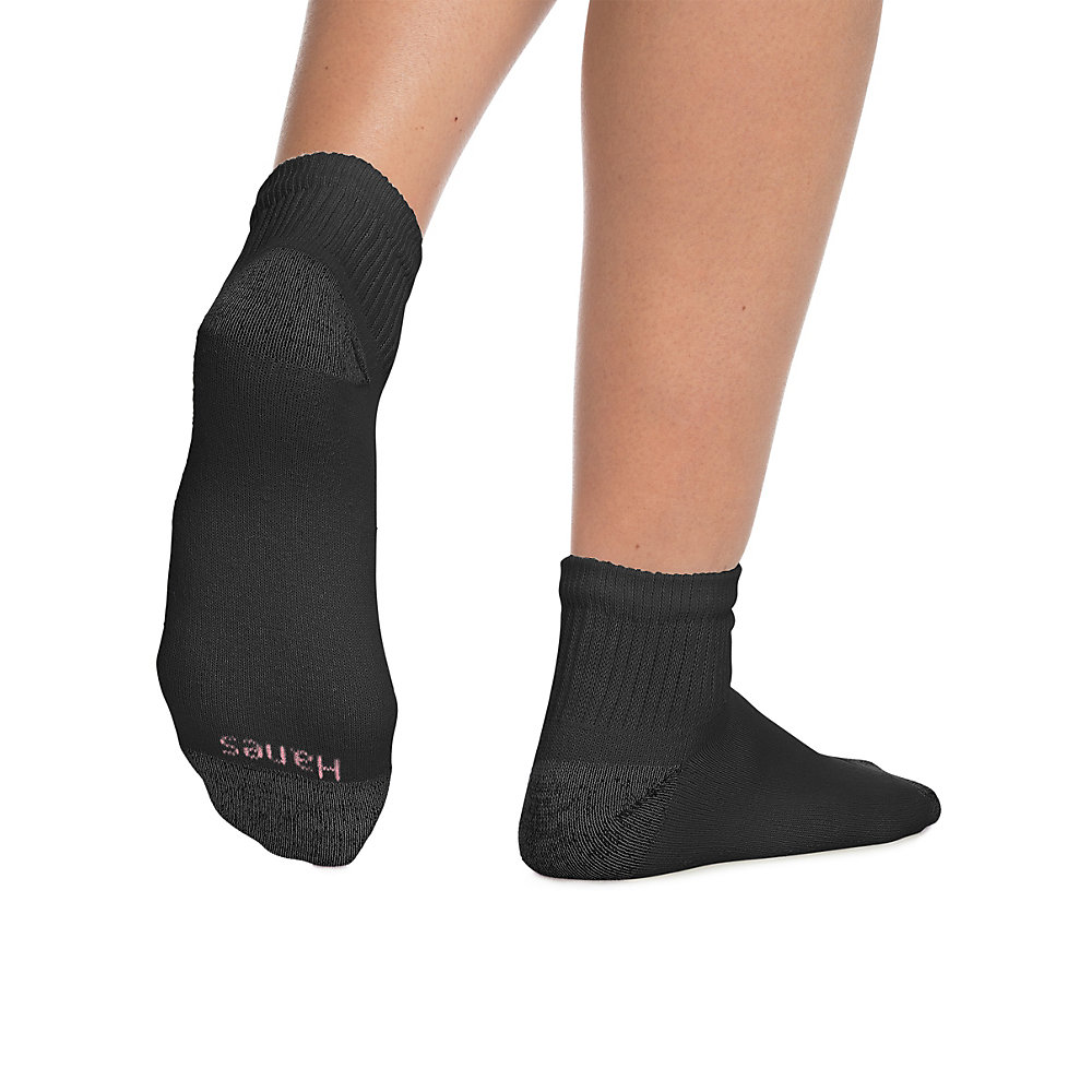 Hanes womens comfortblendВ® ankle socks 6 pack