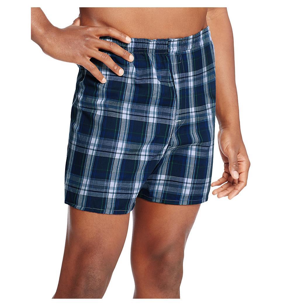 Hanes Classics Mens Tagless Tartan Boxers With Comfort Flex Waistband 2x 4x 2 Pack 