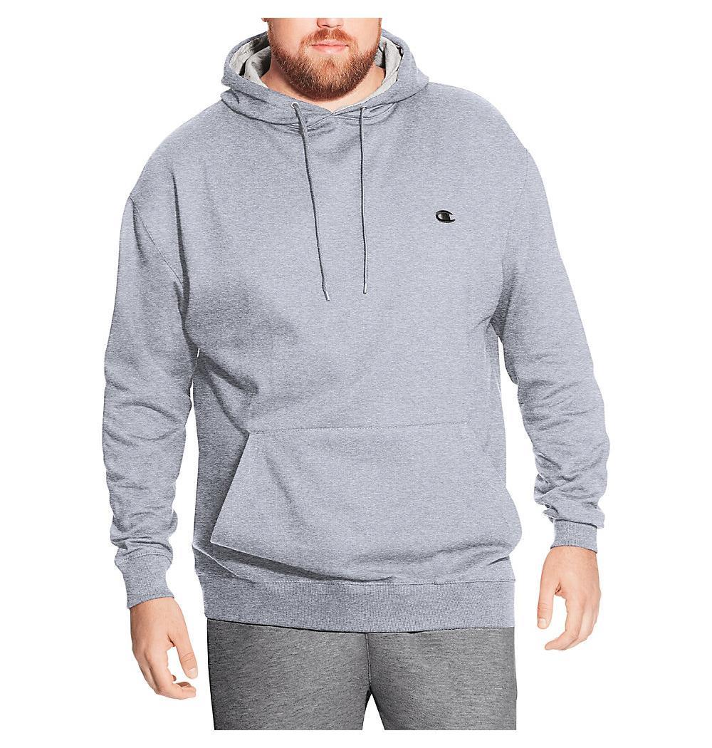 Champion Big and Tall Men's Pullover Fleece Hoodie with Contrast Liner ...
