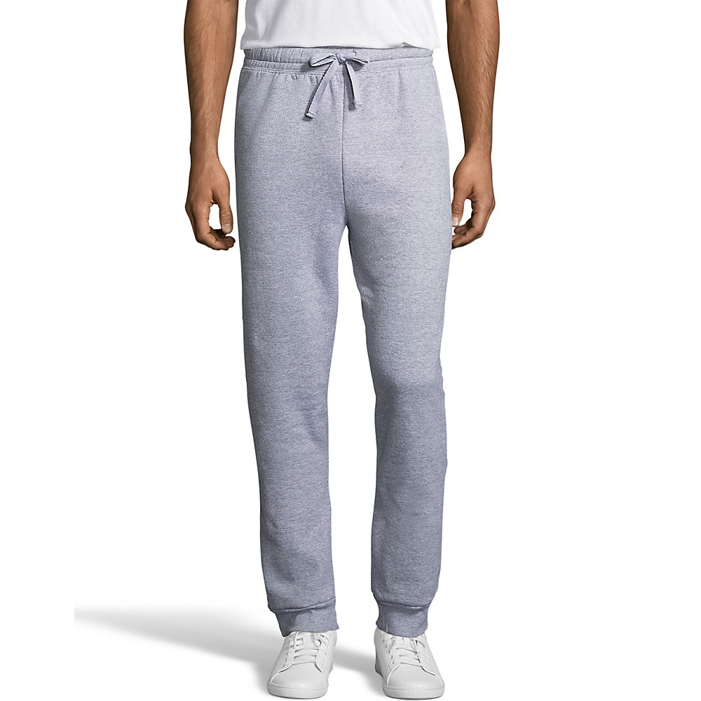 Hanes Men's EcoSmart Fleece Jogger Sweatpant with Pockets - SpicyLegs.com