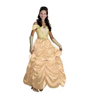 Beauty and the Beast Disney Belle Prestige Adult Costume - SpicyLegs.com