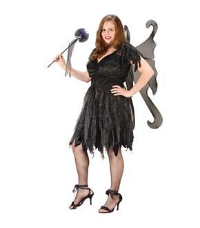 Midnight Fairy Plus Adult Costume