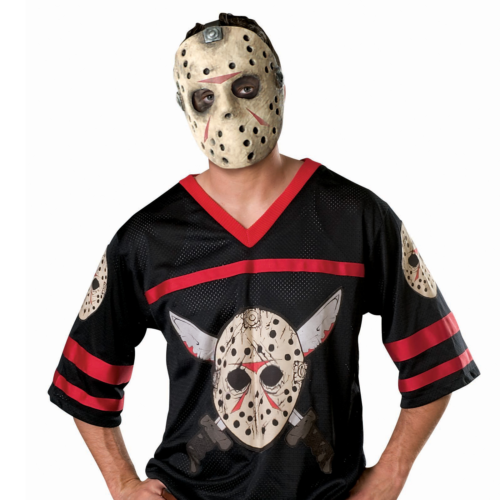 Friday the 13th Jason Hockey Jersey with Mask Adult