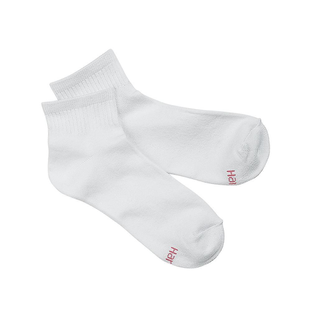 Hanes white ankle socks for women