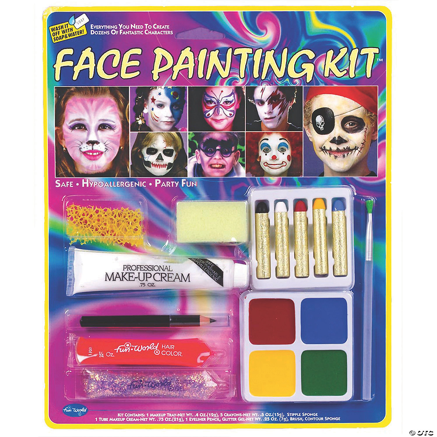 Faces party. Набор для грима. Face Paint Kit.